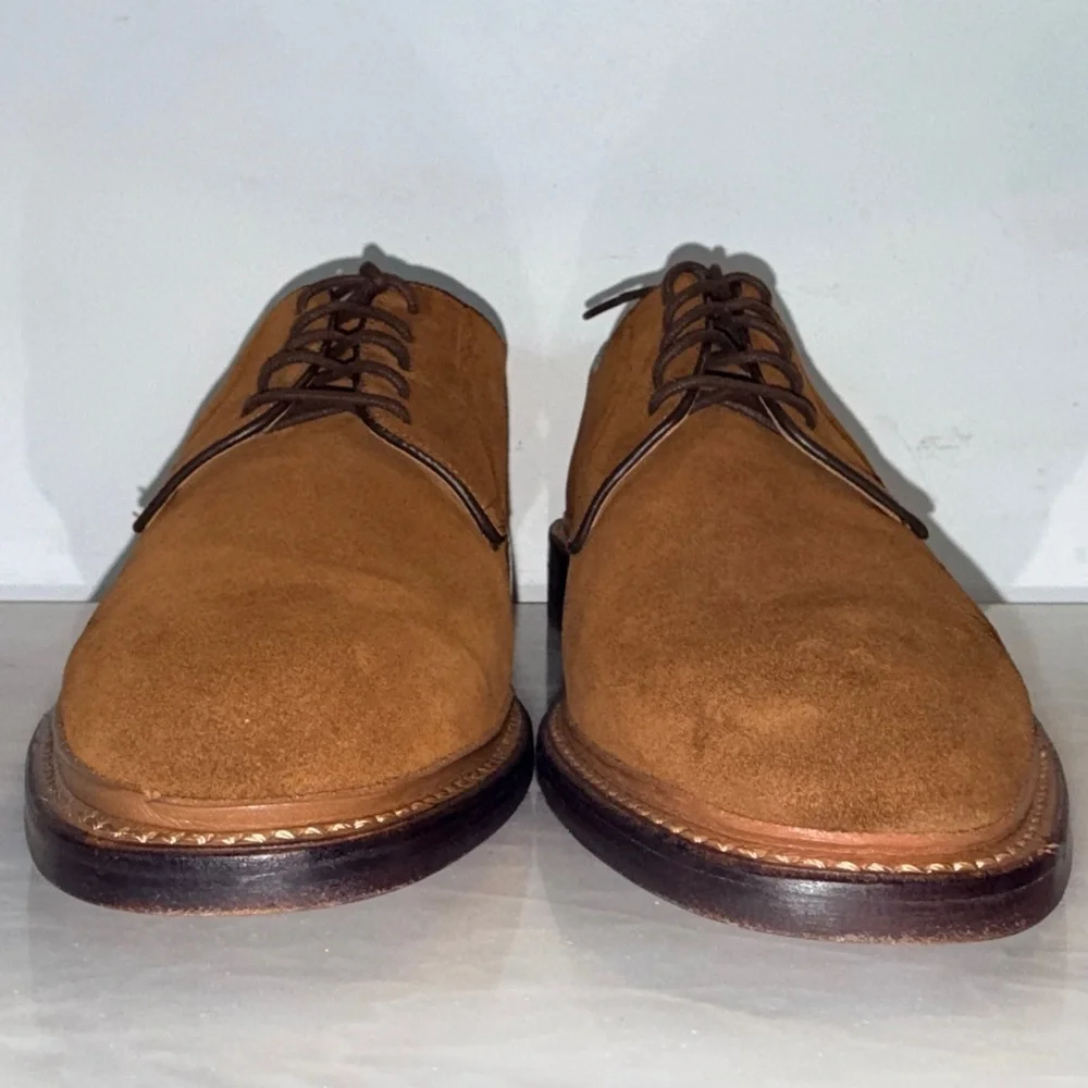 Oliver Sweeney Westleton Suede Derby Shoes Men’s US 10 Brown Suede Goodyear-Welt